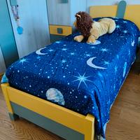 Letto singolo con contenitore