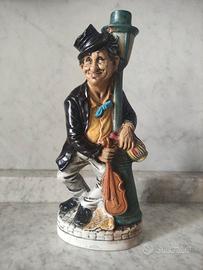 Statuetta Vintage Mindestinhalt musicista Ceramica