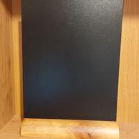 Lavagna da tavolo Memo con base in legno