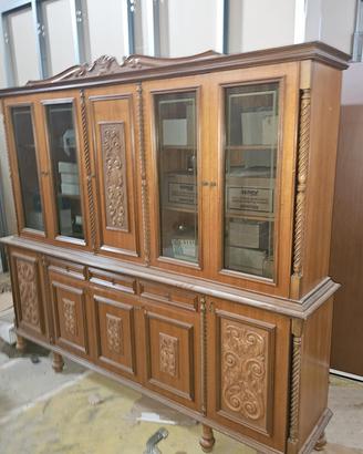 Credenza con vetrina anni ' 70