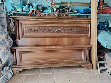 Testiera e pediera letto matrimoniale