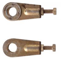 Coppia tendicatena moto con foro perno da 17,5