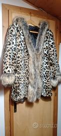 eco pelliccia leopardata taglia M/L  made  Italy 