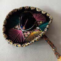 Mini sombrero messicano decorativo cm.15x13 