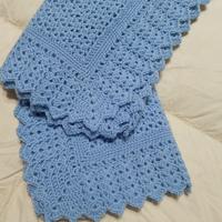 Copertina neonato in pura lana baby merino