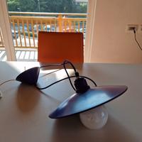 Lampadarietto in metallo viola