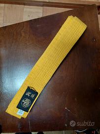 cintura gialla Judo Karate arti marziali