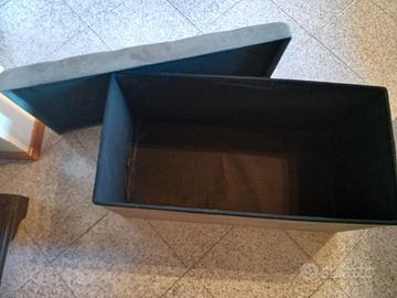 bauli e tavolino in buono stato