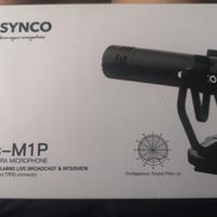 SYNCO Microfono direzionale con treppiede. Nuovo 