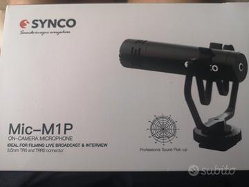 SYNCO Microfono direzionale con treppiede. Nuovo 