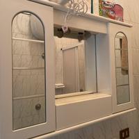 Specchiera bagno con ante e cassetto