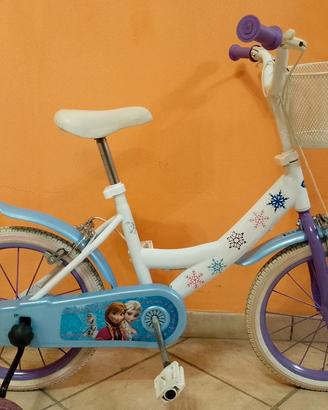 Bici bimba misura 16 Frozen 
