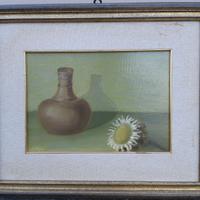 QUADRO OLIO MASINI C. REGGIO EMILIA GIRASOLE 56x45