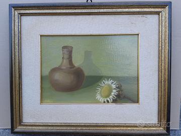 QUADRO OLIO MASINI C. REGGIO EMILIA GIRASOLE 56x45