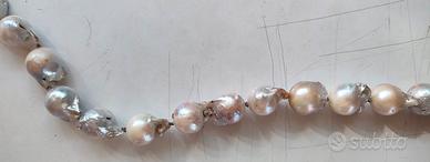 Collana Perle Barocche naturali