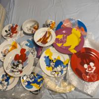 Disney in tavola collezione piatti 17 pezzi