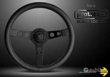 Volante MOMO PROTOTIPO black edition NERO