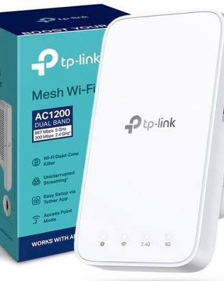 RE330 Ripetitore Wi-Fi AC1200Mbps, Dual-Band, 2 An