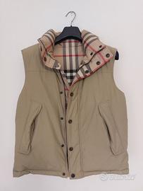 Piumino smanicato Burberry London reversibile,