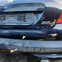 PEUGEOT 207 ANNO 2008 - PARAURTI POSTERIORE