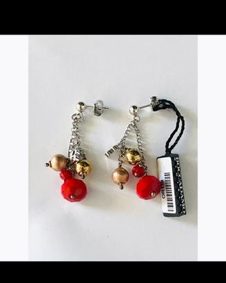 Orecchini Boccadamo argento e cristallo
