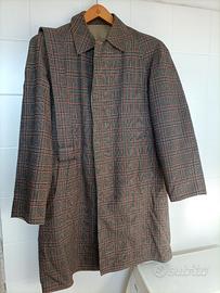 Impermeabile trench uomo vintage double face