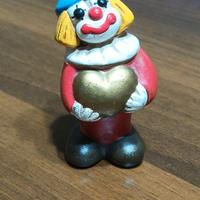 Thun Clown pagliaccio rosso con cuore dorato