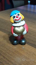 Thun Clown pagliaccio rosso con cuore dorato