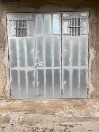 Porta in ferro zincato garage