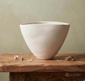 vaso di terracotta design  per piante  h 19cm