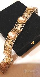 bracciale  filigrana argento placato oro