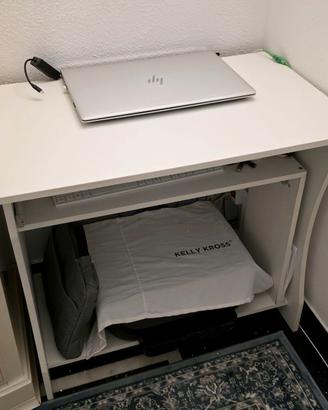 MOBILETTO BIANCO PER PC-MONITOR-STAMPANTE