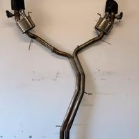 IMPIANTO SCARICO AUDI RS4 RS5 B9 TUBI STYLE