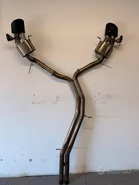 IMPIANTO SCARICO AUDI RS4 RS5 B9 TUBI STYLE