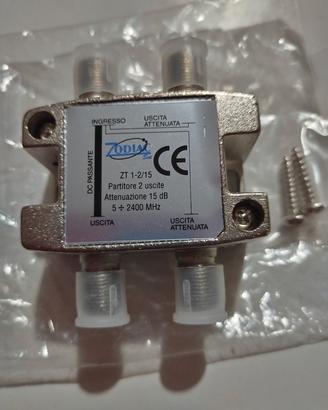 4 Partitori TV/SAT Zodiac ZT 1-2/15 (2 uscite)