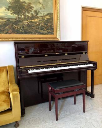 Pianoforte a muro Steiner, con panchetta