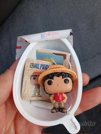 Monkey D. Luffy Kinder Joy con cartina e cordino