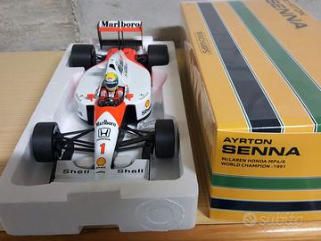 MINICHAMPS 1:18 McLAREN HONDA MP4/6 A. SENNA W.C.