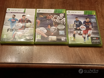 FIFA 15, FIFA 16, FIFA STREET (Xbox 360)