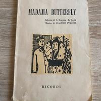 Libretto della Madama Butterfly di Puccini