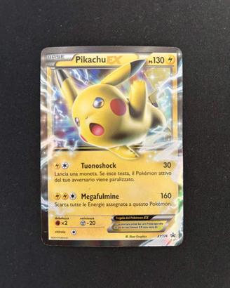 Carta Pokémon Pikachu EX Promo XY174 ITA