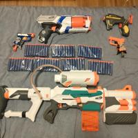  PISTOLE NERF +dardi misti +70 dardi nuovi 