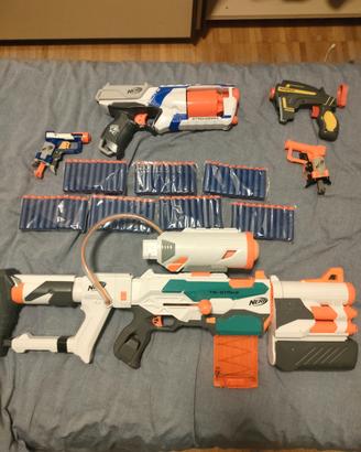  PISTOLE NERF +dardi misti +70 dardi nuovi 