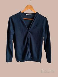 Cardigan blu navy bambini 12 anni. MANGO. 