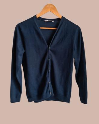 Cardigan blu navy bambini 12 anni. MANGO. 