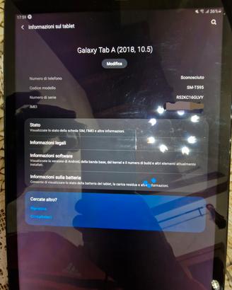 Samsung Tab A 2018 10.5 SM-T595 32 Gb 4G