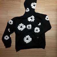 felpa demin tears nera