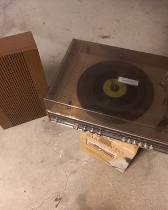 Giradischi Europhon con cassa