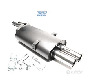 SILENZIATORE DI SCARICO BMW E46 98-07 ACCIAIO
