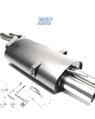 SILENZIATORE DI SCARICO BMW E46 98-07 ACCIAIO